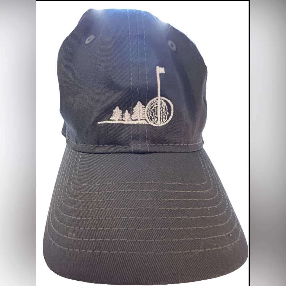9TWENTY Golf Cap with Embroidered Trees, Tee Flag and Ball on Front